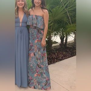 Blue Blush Maxi Dress